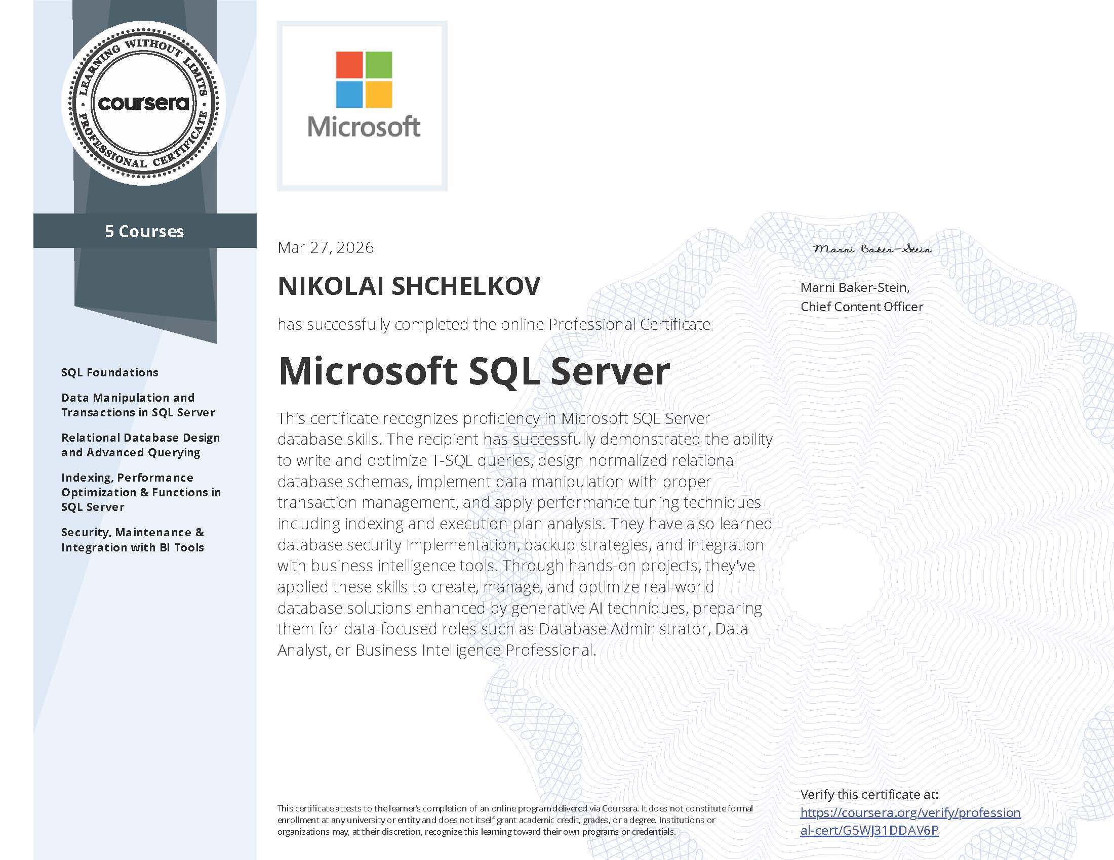 Microsoft SQL Server