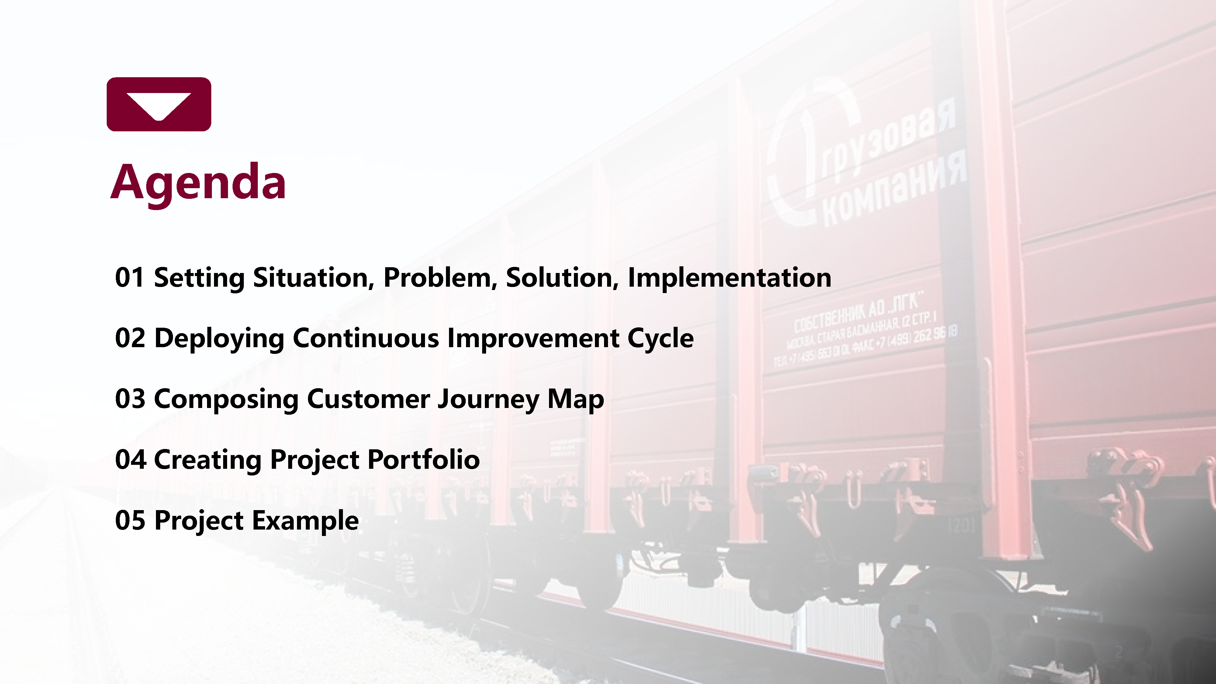 Railway project portfolio screenshot 2